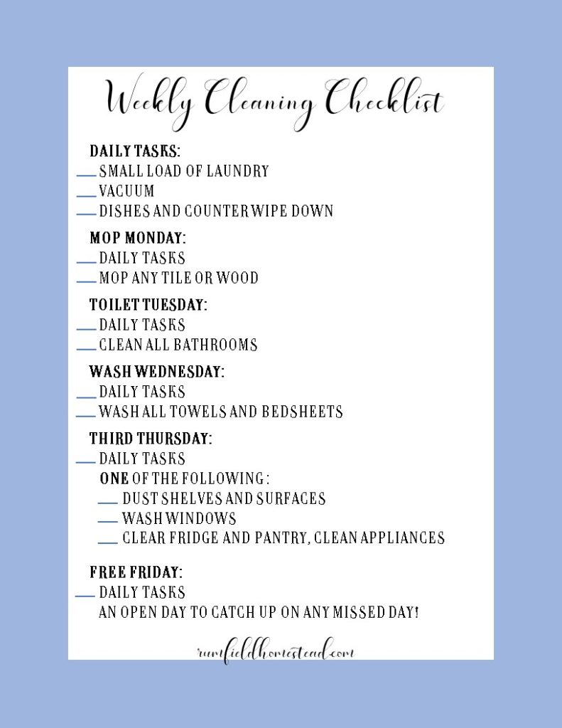 my-weekly-cleaning-schedule-and-a-free-printable-rumfield-homestead