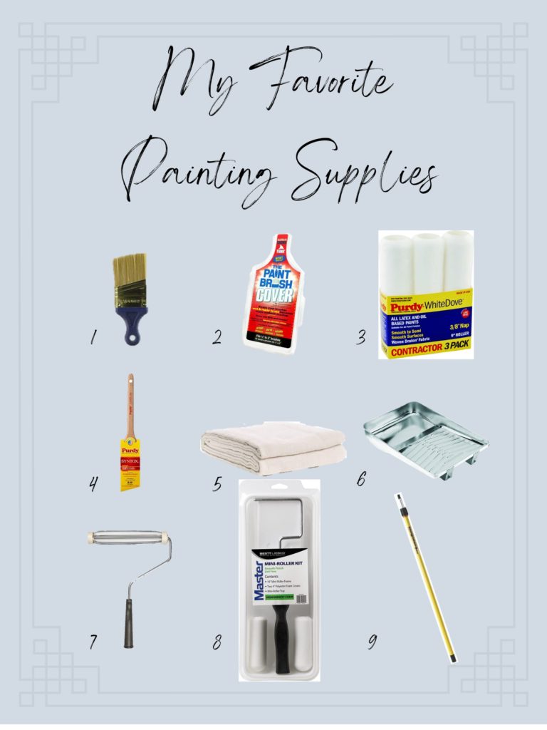 Supplies to Paint a Room, Paint Supplies List
